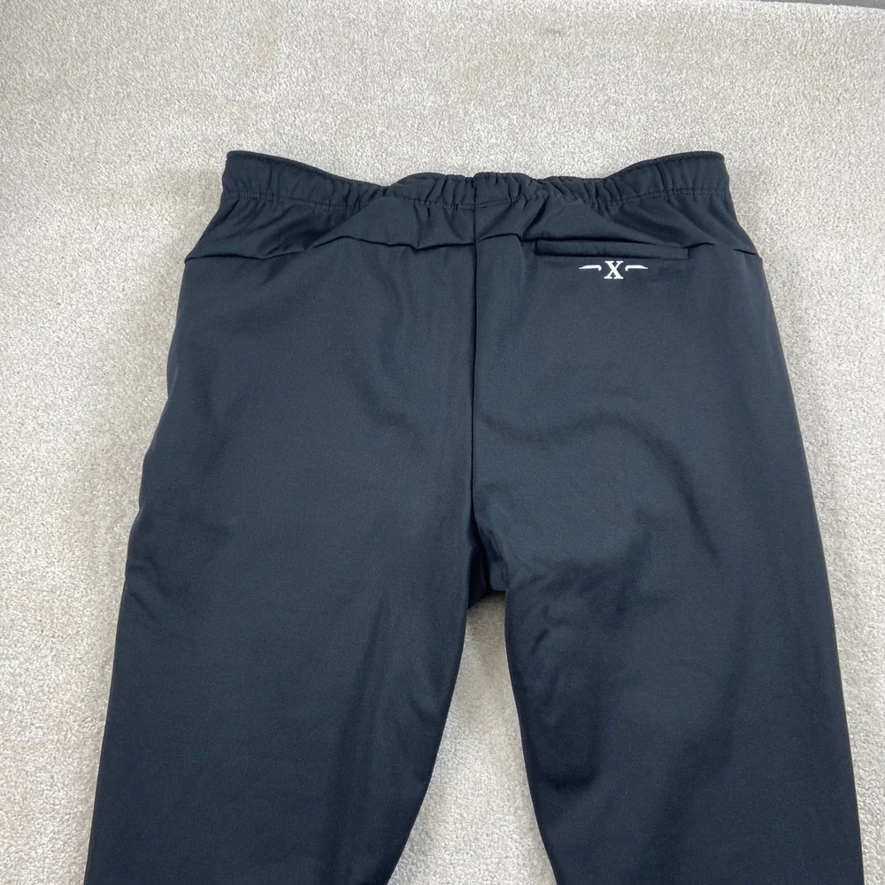 NWT Ariat Compton Cowboys Joggers Mens XL Black Cold Series Fleece Sweatpants